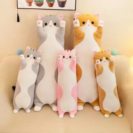 150cm cat cartoon plush pillow, large cute long cat plush pillow, birthday gift, sleeping pillow 150cm cat cartoon plush pillow, large cute long cat plush pillow, birthday gift, sleeping pillow